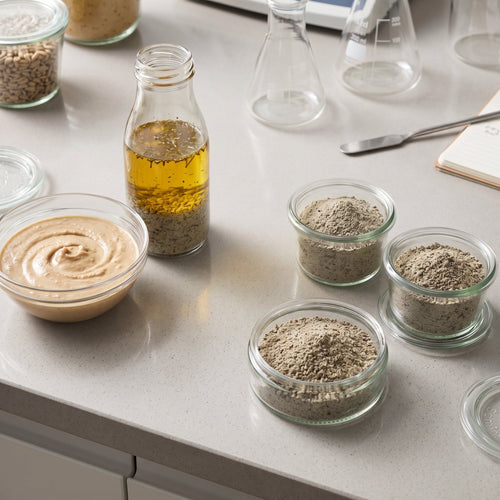 Sunflower press cake: stabiliser rather than emulsifier