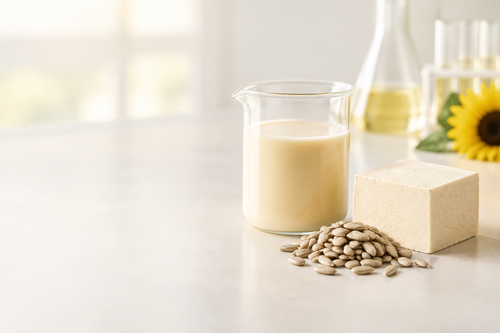Optimising sunflower protein: from protein extraction to sunflower tofu
