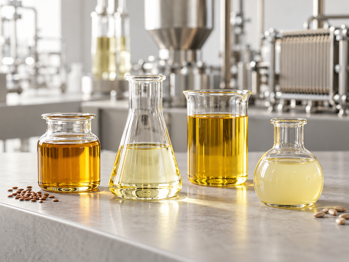 Production of different oil grades