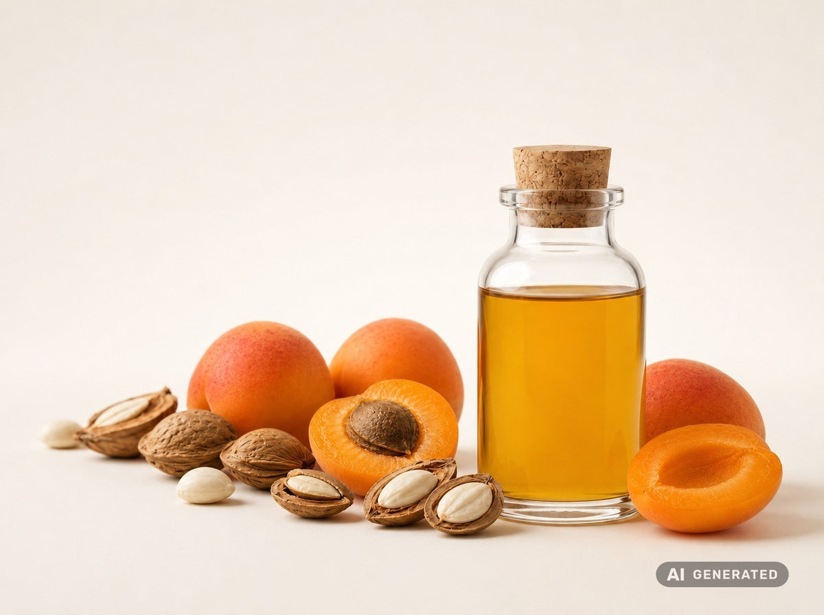 Aceite de hueso de albaricoque prensado en frío, ecológico