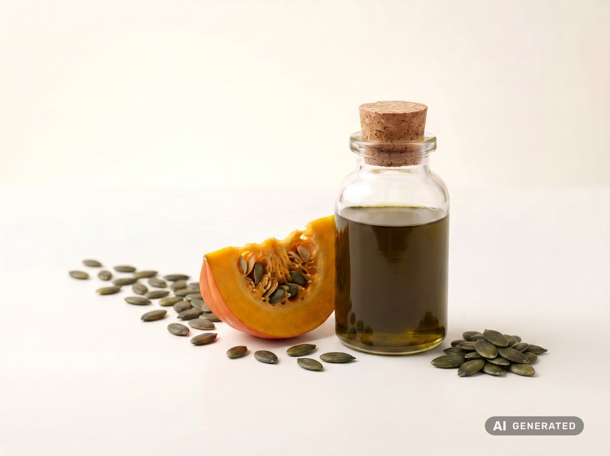 Pumpkin Seed Oil, roasted, cold-pressed, organic