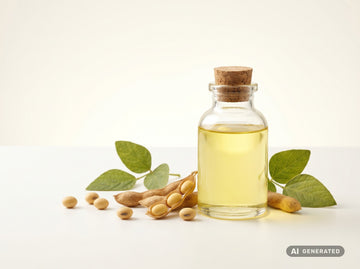Aceite de soja prensado en frío, ecológico