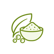 Protein concentrates with a protein content of 50 – 65% 